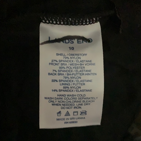 NWOT Lands End Tankini Size 10 - Picture 2 of 5